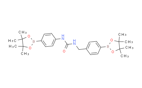 CAS No. 1073353-72-6, 1-(4-(4,4,5,5-Tetramethyl-1,3,2-dioxaborolan-2-yl)benzyl)-3-(4-(4,4,5,5-tetramethyl-1,3,2-dioxaborolan-2-yl)phenyl)urea