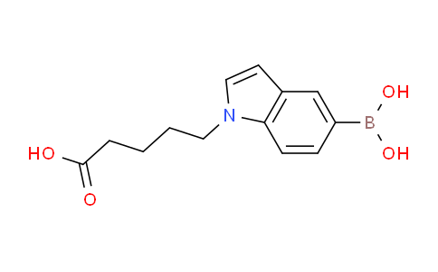 CAS No. 1072946-60-1, 5-(5-Borono-1H-indol-1-yl)pentanoic acid