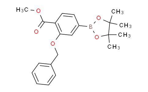 CAS No. 1073355-16-4, Methyl 2-(benzyloxy)-4-(4,4,5,5-tetramethyl-1,3,2-dioxaborolan-2-yl)benzoate