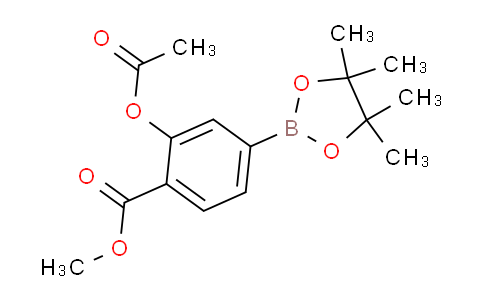 CAS No. 1073355-18-6, Methyl 2-acetoxy-4-(4,4,5,5-tetramethyl-1,3,2-dioxaborolan-2-yl)benzoate