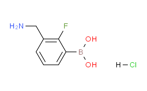 CAS No. 1072946-44-1, (3-(Aminomethyl)-2-fluorophenyl)-boronic acid hydrochloride