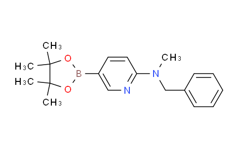 CAS No. 1073354-30-9, N-Benzyl-N-methyl-5-(4,4,5,5-tetramethyl-1,3,2-dioxaborolan-2-yl)pyridin-2-amine
