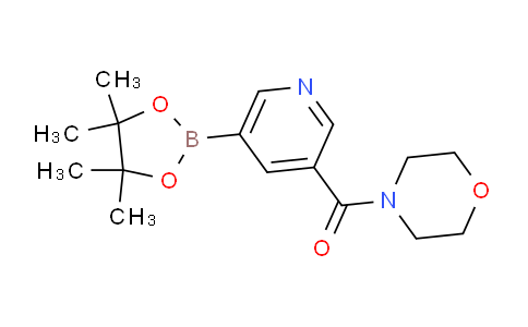 1073371-92-2 | Morpholino(5-(4,4,5,5-tetramethyl-1,3,2-dioxaborolan-2-yl)pyridin-3-yl)methanone