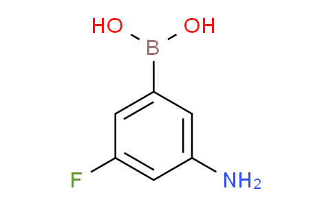 CAS No. 1150114-48-9, (3-Amino-5-fluorophenyl)boronic acid