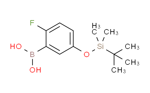 CAS No. 1150114-53-6, (5-((tert-Butyldimethylsilyl)oxy)-2-fluorophenyl)boronic acid