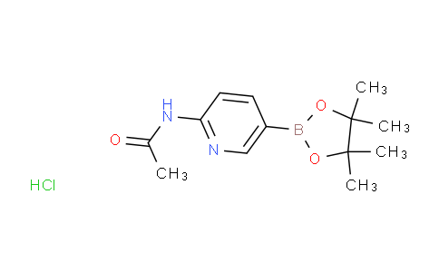 CAS No. 1150561-64-0, N-(5-(4,4,5,5-Tetramethyl-1,3,2-dioxaborolan-2-yl)pyridin-2-yl)acetamide hydrochloride
