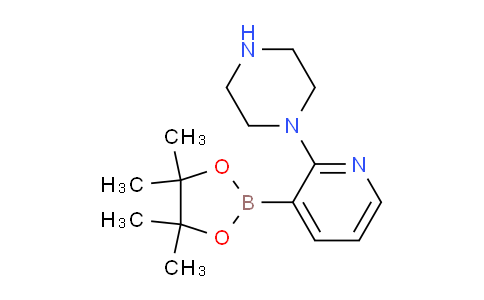 CAS No. 1150561-73-1, 1-(3-(4,4,5,5-Tetramethyl-1,3,2-dioxaborolan-2-yl)pyridin-2-yl)piperazine