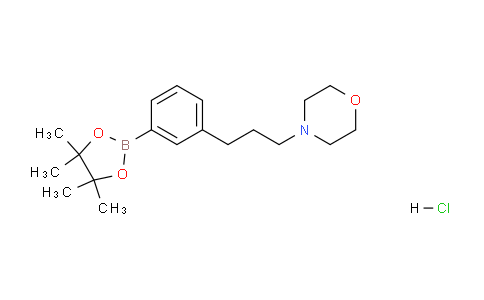 MC704771 | 1150271-72-9 | 4-(3-(3-(4,4,5,5-Tetramethyl-1,3,2-dioxaborolan-2-yl)phenyl)propyl)morpholine hydrochloride