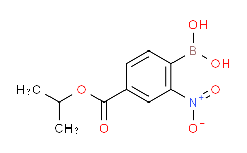 CAS No. 1150114-61-6, 4-(Isopropoxycarbonyl)-2-nitrophenylboronic acid