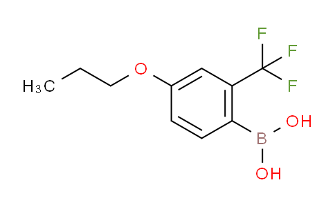 CAS No. 1186482-51-8, (4-Propoxy-2-(trifluoromethyl)phenyl)boronic acid