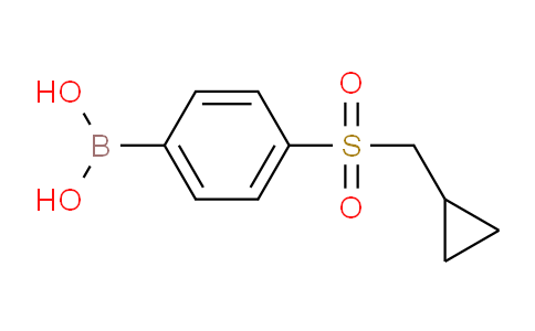 CAS No. 1175560-85-6, (4-((Cyclopropylmethyl)sulfonyl)-phenyl)boronic acid