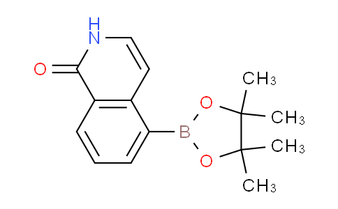 CAS No. 1207448-46-1, 5-(4,4,5,5-Tetramethyl-1,3,2-dioxaborolan-2-yl)isoquinolin-1(2H)-one