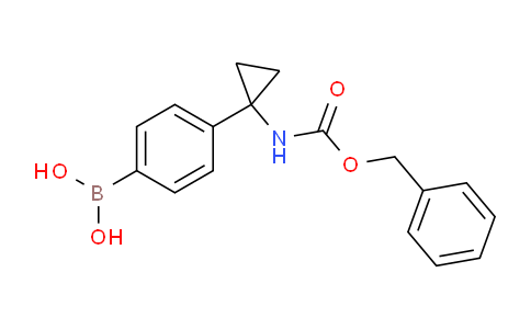 CAS No. 1217501-09-1, (4-(1-(((Benzyloxy)carbonyl)amino)-cyclopropyl)phenyl)boronic acid