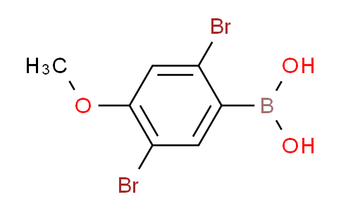 CAS No. 1217501-37-5, (2,5-Dibromo-4-methoxyphenyl)boronic acid