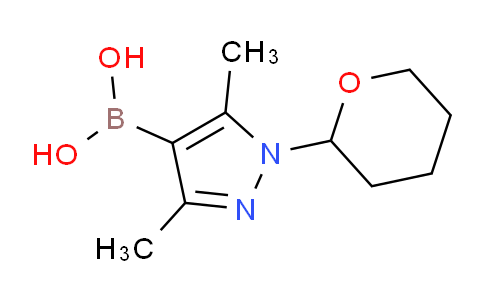 CAS No. 1217501-15-9, (3,5-dimethyl-1-(tetrahydro-2H-pyran-2-yl)-1H-pyrazol-4-yl)boronic acid