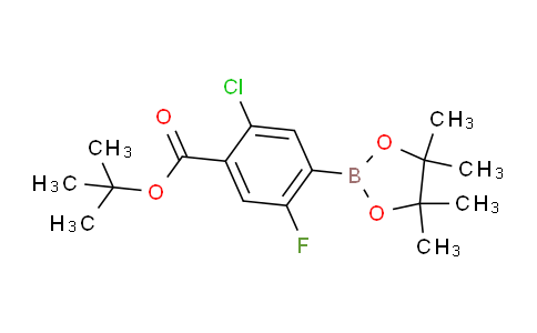 DY704805 | 1218790-25-0 | tert-Butyl 2-chloro-5-fluoro-4-(4,4,5,5-tetramethyl-1,3,2-dioxaborolan-2-yl)benzoate