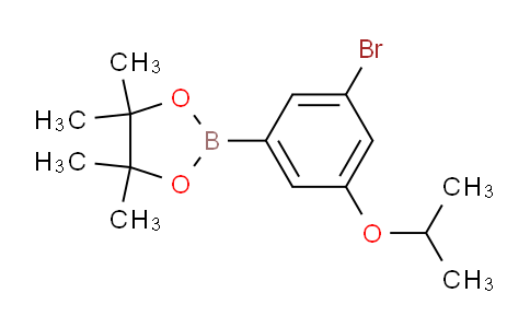 CAS No. 1218790-34-1, 2-(3-Bromo-5-isopropoxyphenyl)-4,4,5,5-tetramethyl-1,3,2-dioxaborolane