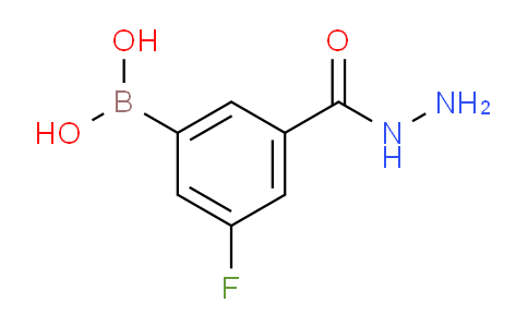 CAS No. 1217500-73-6, (3-Fluoro-5-(hydrazinecarbonyl)phenyl)boronic acid