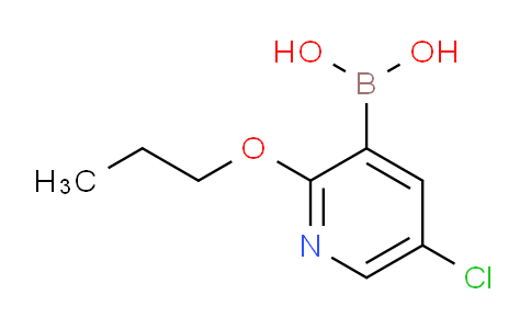 CAS No. 1217501-43-3, (5-Chloro-2-propoxypyridin-3-yl)boronic acid