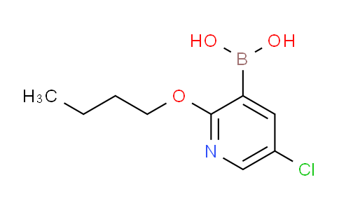 CAS No. 1217501-44-4, (2-Butoxy-5-chloropyridin-3-yl)boronic acid