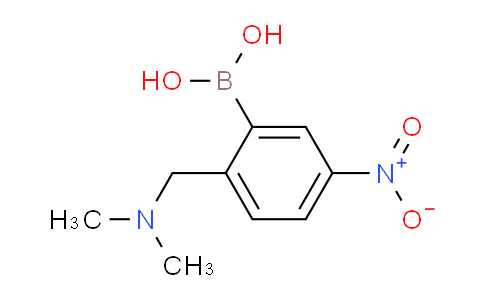 CAS No. 1217500-82-7, (2-((Dimethylamino)methyl)-5-nitrophenyl)boronic acid