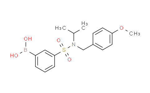 CAS No. 1217501-23-9, (3-(N-Isopropyl-N-(4-methoxybenzyl)-sulfamoyl)phenyl)boronic acid