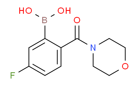 CAS No. 1217501-26-2, (5-Fluoro-2-(morpholine-4-carbonyl)-phenyl)boronic acid