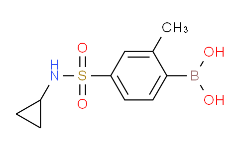 CAS No. 1217501-49-9, (4-(N-Cyclopropylsulfamoyl)-2-methylphenyl)boronic acid
