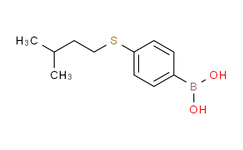 CAS No. 1217500-91-8, (4-(isopentylthio)phenyl)boronic acid