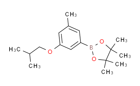 CAS No. 1218789-78-6, 2-(3-Isobutoxy-5-methylphenyl)-4,4,5,5-tetramethyl-1,3,2-dioxaborolane