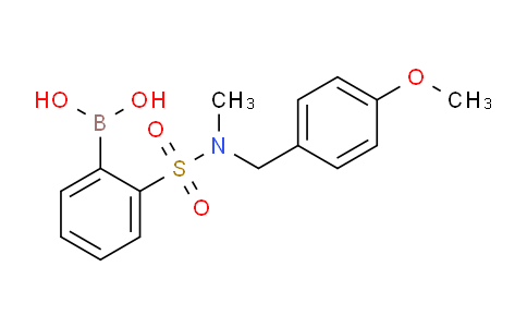 CAS No. 1218790-60-3, (2-(N-(4-Methoxybenzyl)-N-methylsulfamoyl)-phenyl)boronic acid