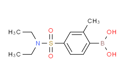 CAS No. 1217501-54-6, (4-(N,N-Diethylsulfamoyl)-2-methylphenyl)boronic acid