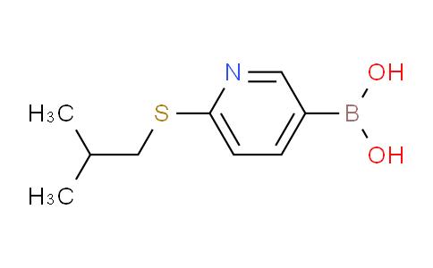 CAS No. 1218790-69-2, (6-(isobutylthio)pyridin-3-yl)boronic acid