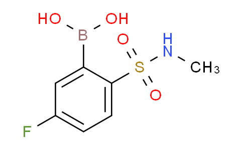 CAS No. 1218790-75-0, (5-Fluoro-2-(N-methylsulfamoyl)phenyl)boronic acid