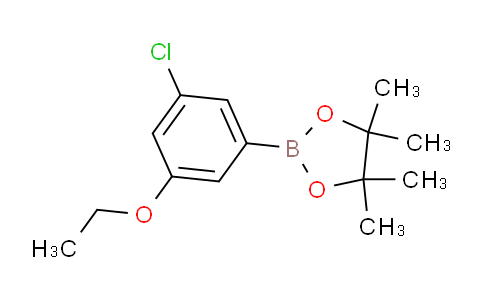 CAS No. 1218789-40-2, 2-(3-Chloro-5-ethoxyphenyl)-4,4,5,5-tetramethyl-1,3,2-dioxaborolane