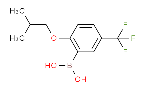 CAS No. 1256345-99-9, (2-Isobutoxy-5-(trifluoromethyl)-phenyl)boronic acid