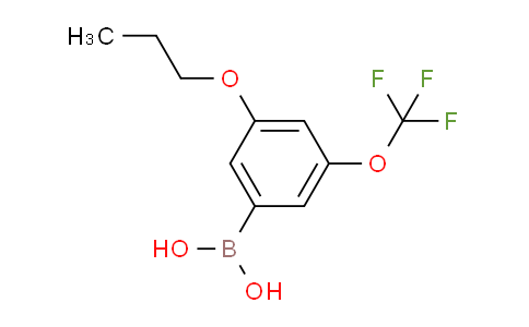 CAS No. 1256346-02-7, (3-Propoxy-5-(trifluoromethoxy)phenyl)boronic acid