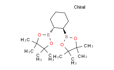 CAS No. 1218790-09-0, (1R,2R)-1,2-bis(4,4,5,5-tetramethyl-1,3,2-dioxaborolan-2-yl)cyclohexane