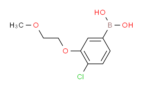 CAS No. 1256355-00-6, (4-Chloro-3-(2-methoxyethoxy)phenyl)boronic acid
