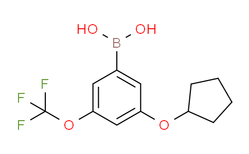 CAS No. 1256346-04-9, (3-(Cyclopentyloxy)-5-(trifluoromethoxy)-phenyl)boronic acid