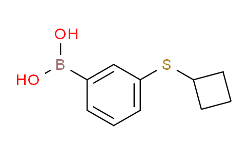CAS No. 1256346-42-5, (3-(cyclobutylthio)phenyl)boronic acid