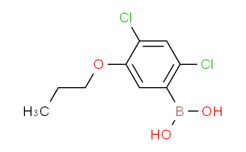 CAS No. 1256346-45-8, (2,4-Dichloro-5-propoxyphenyl)boronic acid