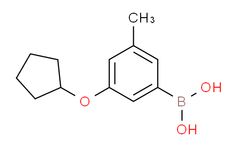 CAS No. 1256346-07-2, (3-(cyclopentyloxy)-5-methylphenyl)boronic acid