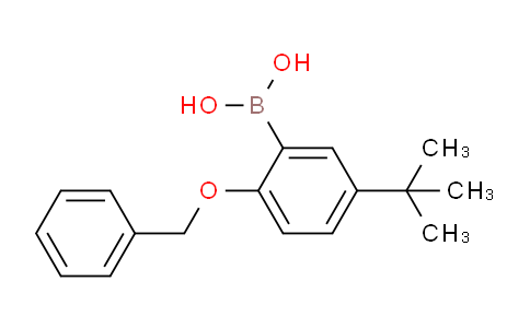 CAS No. 1220625-04-6, (2-(Benzyloxy)-5-(tert-butyl)phenyl)boronic acid