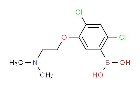 CAS No. 1256346-48-1, (2,4-Dichloro-5-(2-(dimethylamino)-ethoxy)phenyl)boronic acid