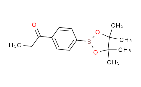 CAS No. 1256359-22-4, 1-(4-(4,4,5,5-tetramethyl-1,3,2-dioxaborolan-2-yl)phenyl)propan-1-one