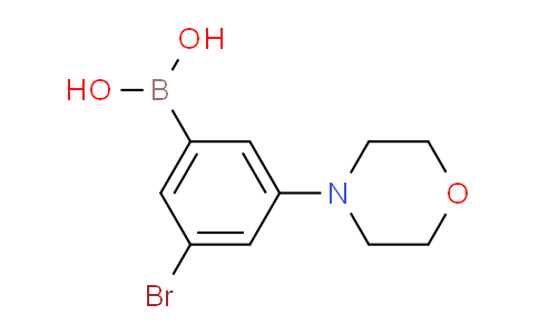 CAS No. 1256355-10-8, (3-Bromo-5-morpholinophenyl)boronic acid