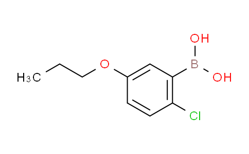CAS No. 1256346-14-1, (2-Chloro-5-propoxyphenyl)boronic acid