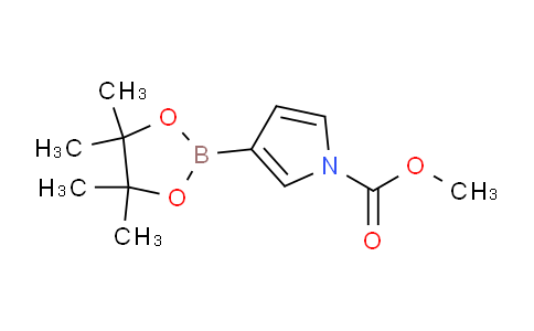 CAS No. 1256360-05-0, methyl 3-(4,4,5,5-tetramethyl-1,3,2-dioxaborolan-2-yl)-1H-pyrrole-1-carboxylate
