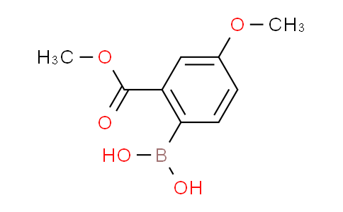 CAS No. 1256355-40-4, (4-Methoxy-2-(methoxycarbonyl)phenyl)boronic acid